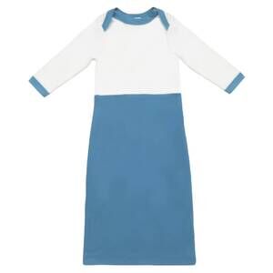 NEW LEMON LOVES LAYETTE boys' johnny gown in provincial blue
